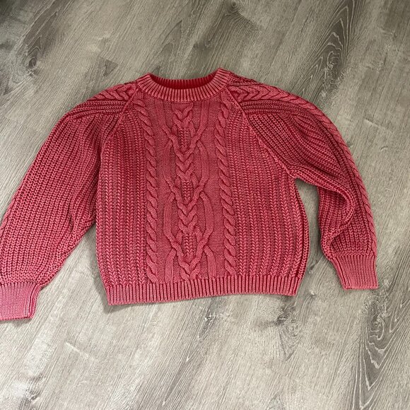 Free People Frankie Cable Fisherman Sweater - Picture 1 of 3